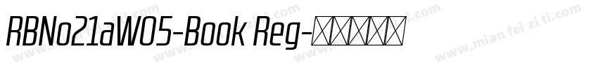 RBNo21aW05-Book Reg字体转换